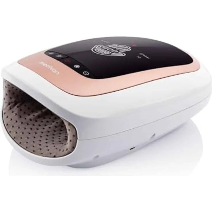 Medivon Hand LUX, Elektrisches Handmassagegerät mit Wärmefunktion, 3 Massage-Modi und Intensitätsstufen, Therapeutische Massage, Pneumatische Massagegeräte