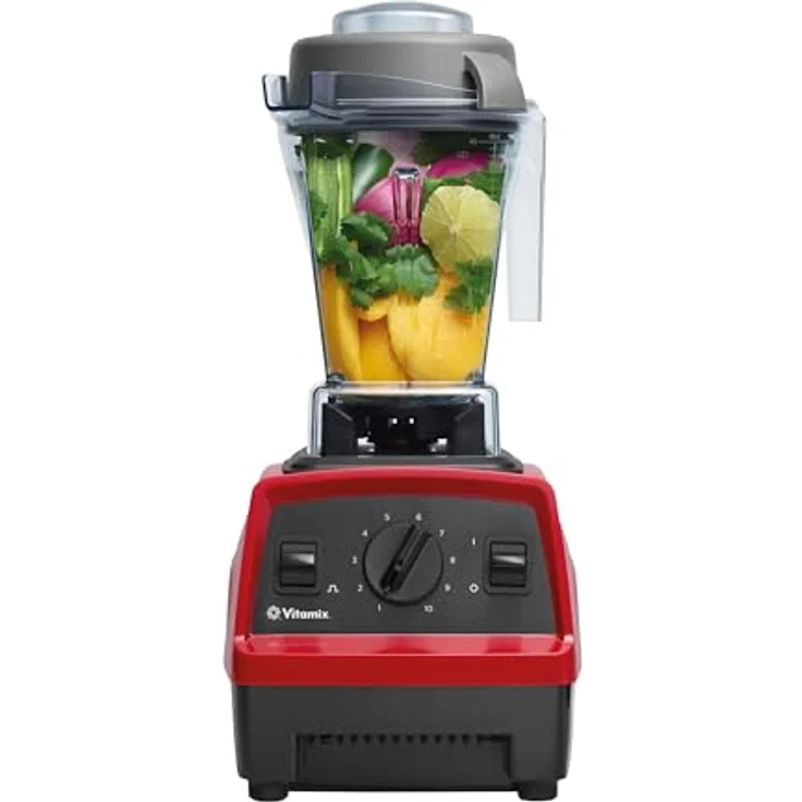 Vitamix Explorian E310, Hochleistungsmixer mit 1,4-Liter-Tritan-Behälter, variable Geschwindigkeit, Pulsfunktion, rot – Bild 2