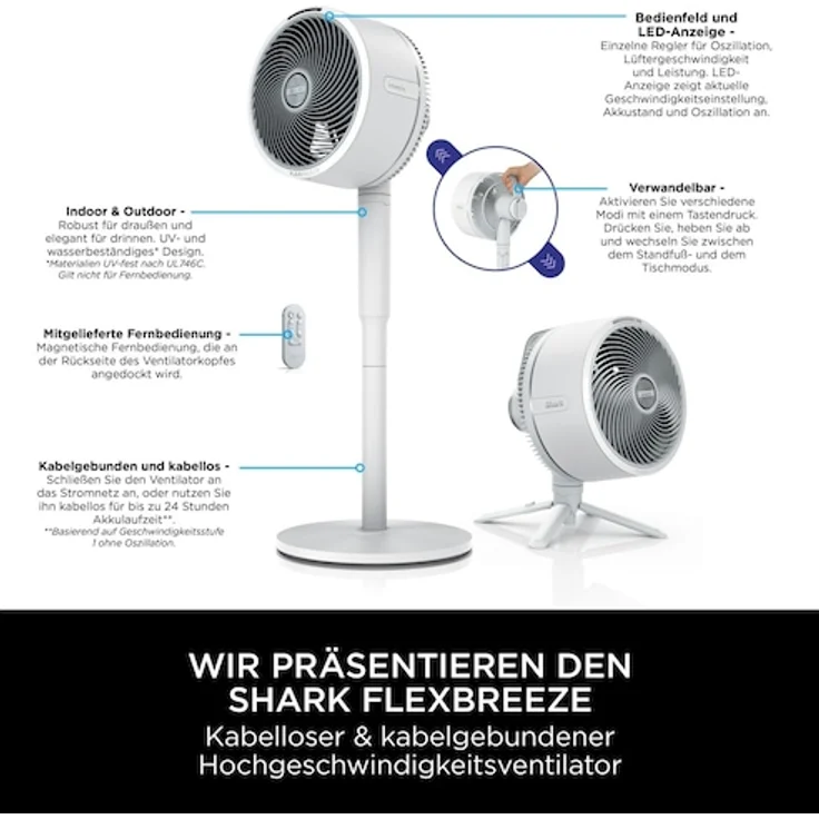 Shark FlexBreeze Ventilator [FA220EU] – Bild 5