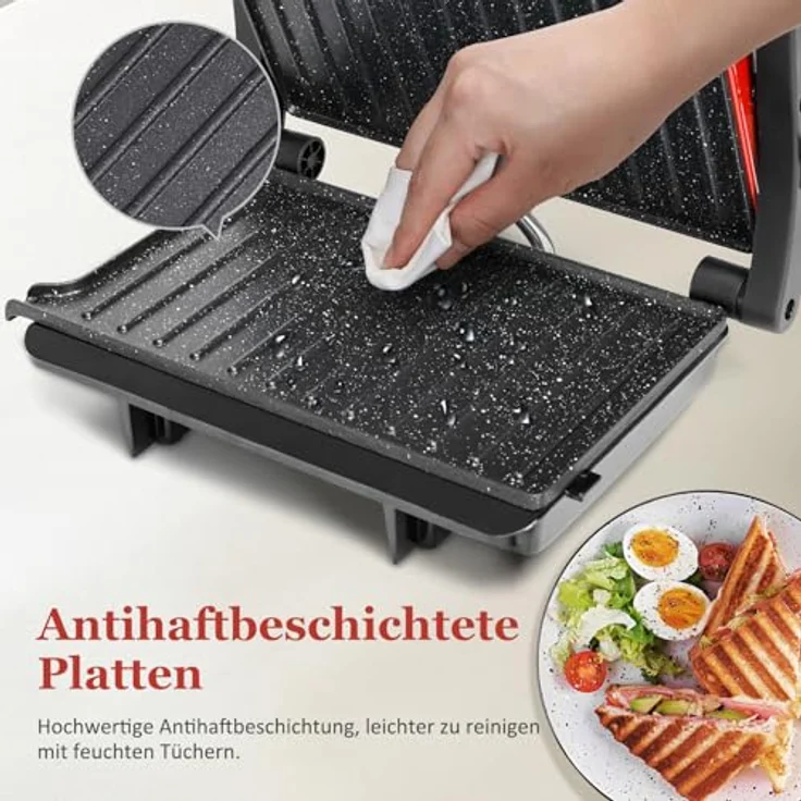 Aigostar Panini Maker 700W – Bild 4