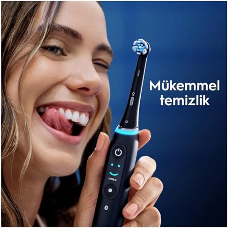 Oral-B Ultimate Clean Original, Ersatzbürsten Set mit 6 Tiefenbürsten zur Zahnbelag Entfernung, schwarz, für Oral-B iO elektrische Zahnbürsten – Bild 4