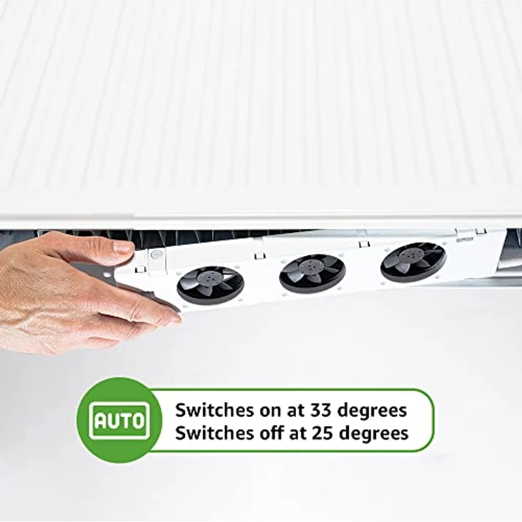 SpeedComfort Starter Mono Set 1-Stück: Smartes Heizgebläse für Heizungen - Langlebiger Heizverstärker für Unterheizungen und Heizkörper - zum Sparen von Energie und Heizkosten – Bild 4