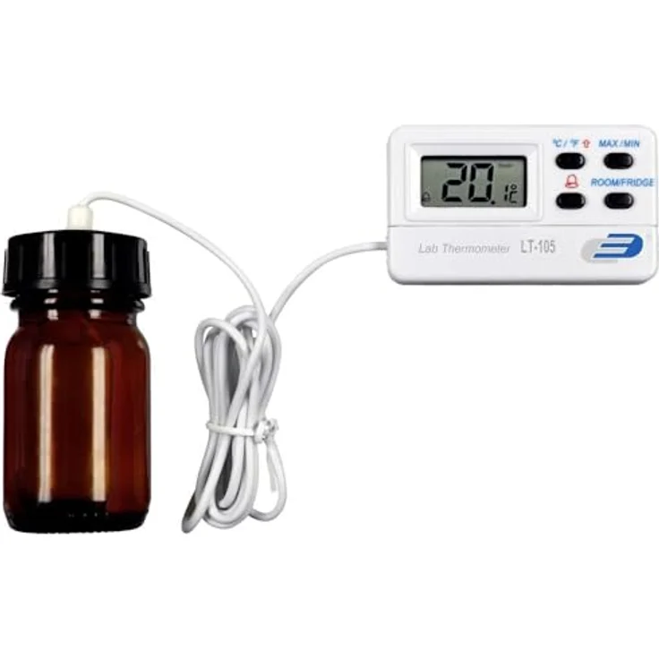 TFA Dostmann 31.1049.02.K Kühl-/Gefrierschrank-Thermometer kalibriert (ISO) Kabelsensor