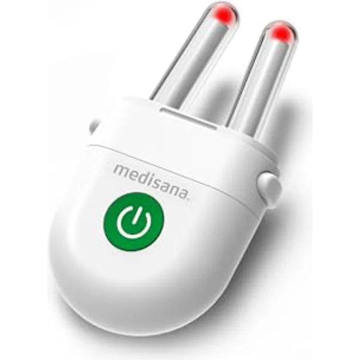 Medisana medinose compact, Infrarotlampe zur Rot- und Infrarotlichttherapie bei allergischer Rhinitis, kabellos, 3 Minuten Anwendungszeit