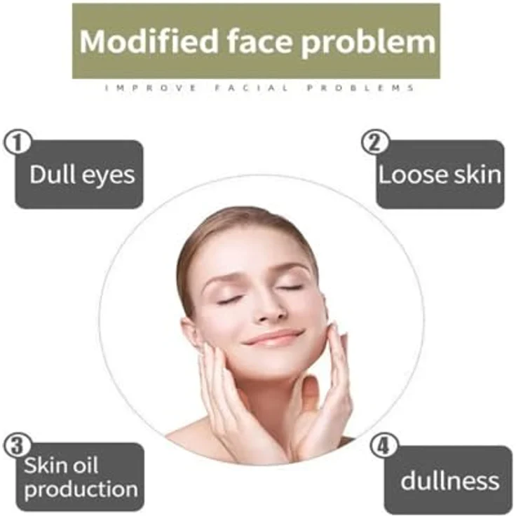 Montegoni Gesichtsmassagegerät Natürliche Gesichtsmassagege Jaderoller & Gua Sha, Anti-Aging, Jade-Stein-Set, Gesicht, Augen, Anti Falten – Bild 3