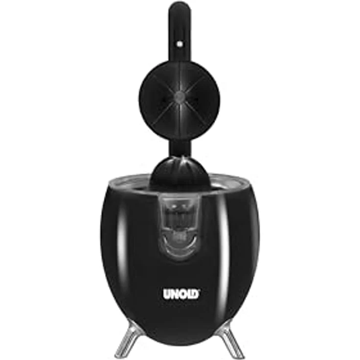 Unold 78135 Zitruspresse Power Juicy, 300W Motor, Saftstopp-Auslauf, komplett zerlegbar (Schwarz) – Bild 2