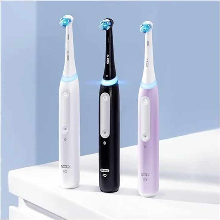 Braun Oral-B iO 4N Elektrische Zahnbürste, Lavendel, mit Bluetooth und Reiseetui für gründliche Mundhygiene – Bild 7