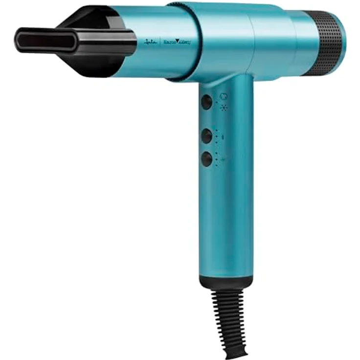 JATA JBSC5577 Professioneller Ionen-Haartrockner, 2000 W, Rahmen Aldany, BLDC-Motor, 110.000 U/min, schnelle Trocknung, gesundes Haar, glänzend, kein Frizz, inkl. ALFAPARF MILANO Shampoo und Maske, schwarz – Bild 3