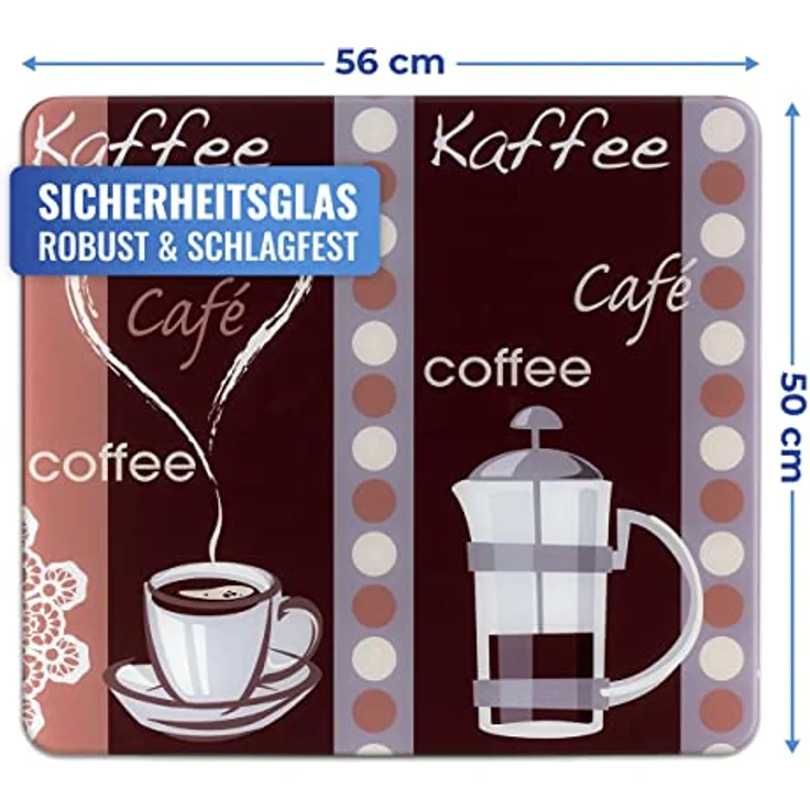 WENKO Multi-Platte Kaffeeduft Herdwand Wanddekor Wandschutz Herdwandschutz – Bild 3
