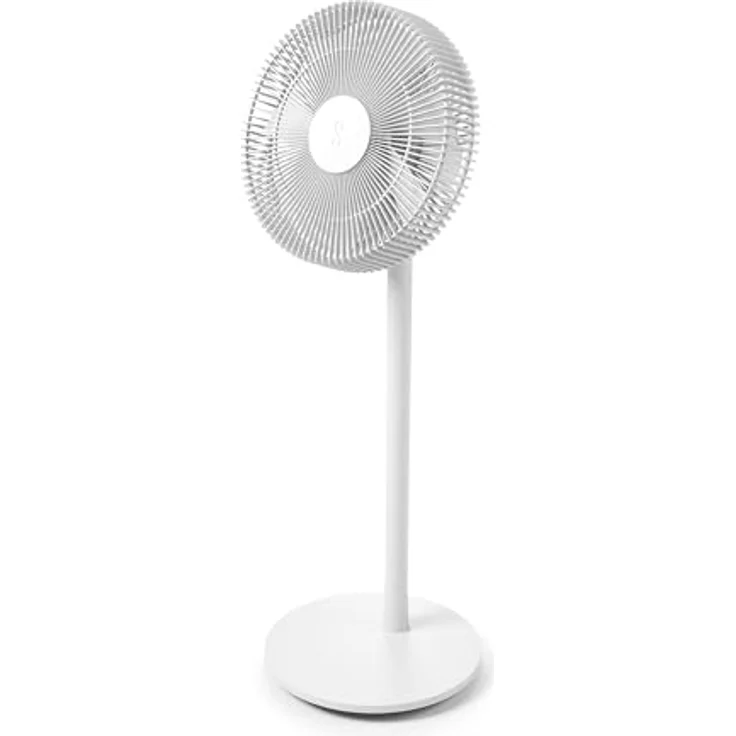 Stadler Form Ventilator Finn, Stand-, Boden- und Tischventilator mit Fernbedienung, Schwenkfunktion, 8 Geschwindigkeiten, 1 bis 8 h Timer, leise und energieeffizient, weiss – Bild 1