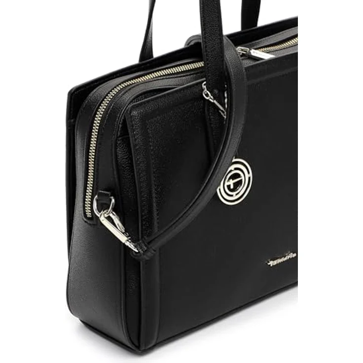 Tamaris Shopper TAS Kim, strukturierte Tasche mit Reißverschluss, Schwarz – Bild 5