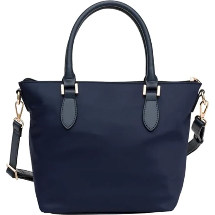 L.Credi Alena Shopper Tasche, 32 cm, blau, 100% Polyurethan – Bild 5