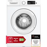 Telefunken W-7-1200-B-W, 7kg Frontlader Waschmaschine mit 1200 U/Min, Inverter Motor, AquaStop und Schontrommel, weiß