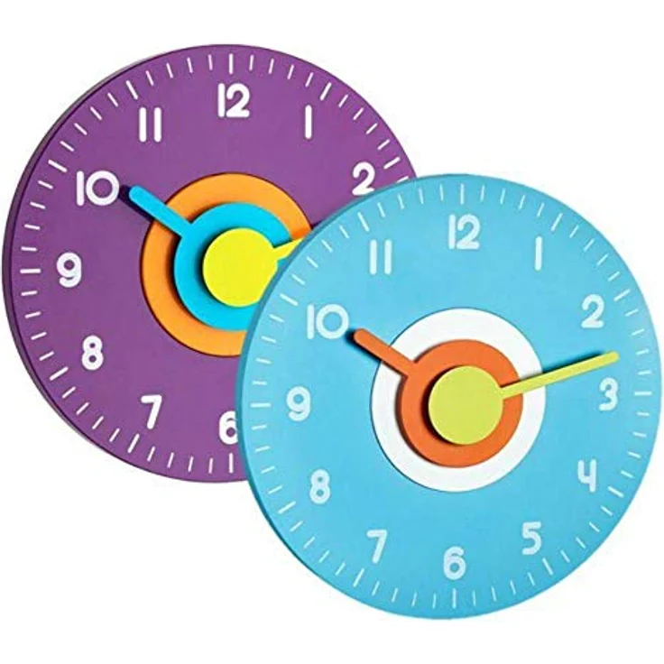 TFA Dostmann Analoge Design-Wanduhr, 60.3015.06, leise durch das Sweep Uhrwerk, frisch und farbenfroh - Preisvergleich – Bild 2