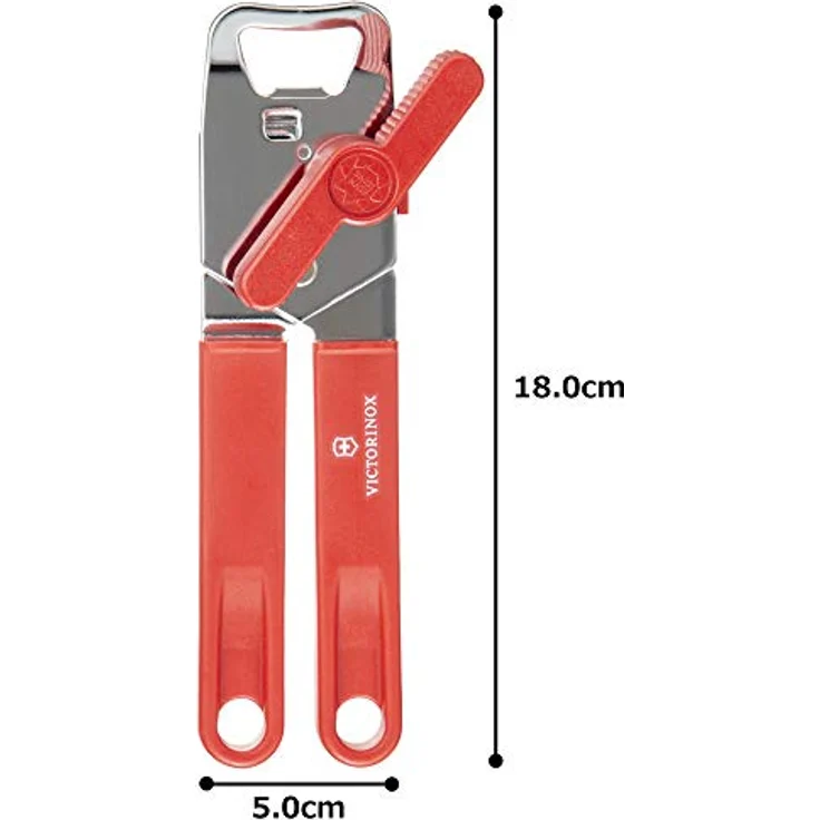 Victorinox Dosenöffner rot Universal Öffner, Edelstahl, Weiß, 1 x 1 x 1 cm – Bild 3