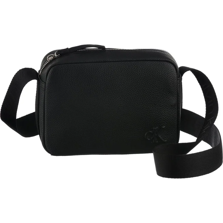 Calvin Klein Jeans CARGO CAMERA BAG, kleine schwarze Umhängetasche für Herren, Mini Bag mit Reißverschluss