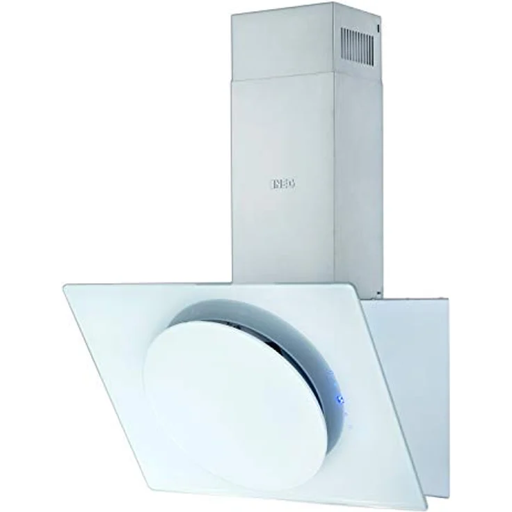 NEG Dunstabzugshaube KF106-ATW (Umluft/Abluft) weiß 60cm kopffrei mit LED-Beleuchtung, Randabsaugung, Glas-Front, 3 Motorstufen (max. 800m³/h), sehr leise – Bild 2