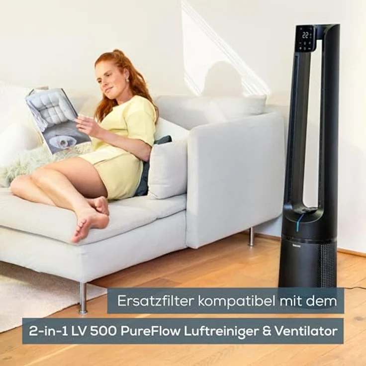 BEURER HEPA-Filter LV 500, 3-schichtiges Filtersystem für frische Luft, ideal für Allergiker – Bild 2