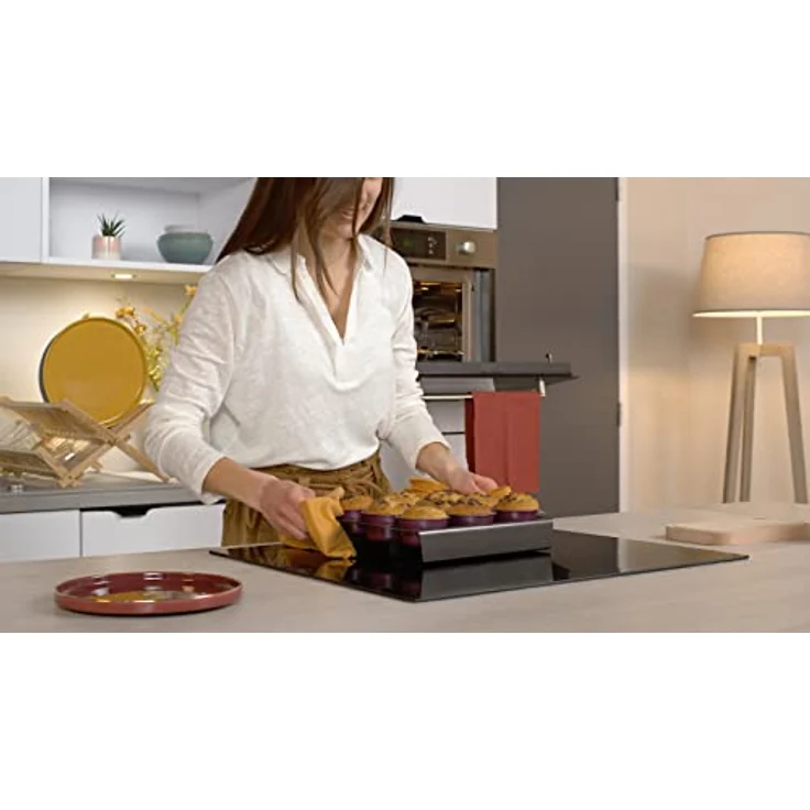 Tefal Kuchenform mit 9 Fingerabdrücken, Antihaftbeschichtung, austauschbar, perfektes Backen, kreative und leckere Rezepte, nicht kompatibel mit Cake Factory, Creabake J3040104 – Bild 4