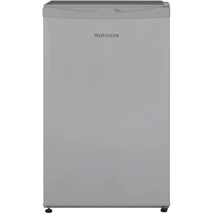 Telefunken Kühlschrank CF-33-101-S2, freistehend mit 89 Litern und 12 Litern Eiswürfelfach, silber – Bild 1