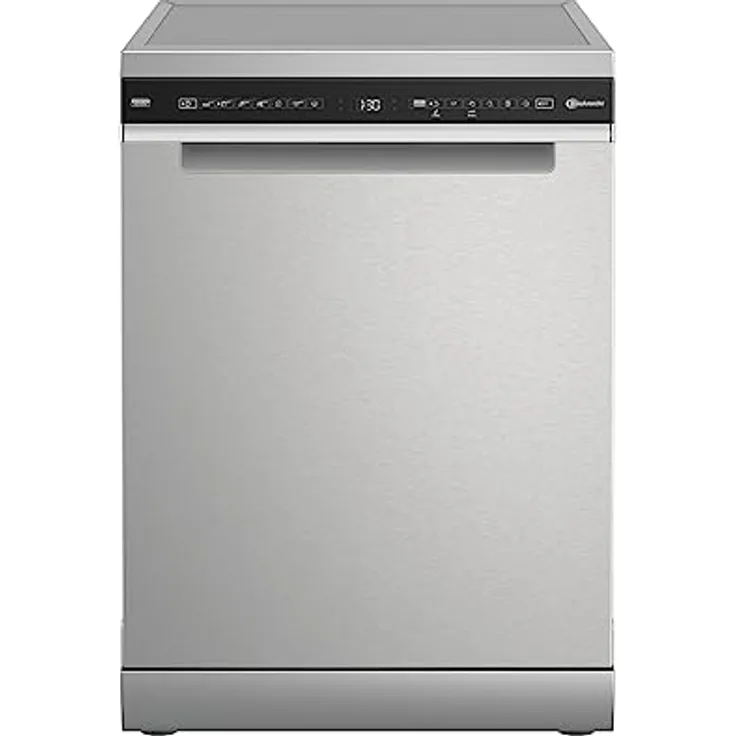 Bauknecht B7F HS51 X Freistehender Geschirrspüler/60 CM/15 Maßgedecke/PowerClean Pro-Effektive Hochdruckdüsen/Natural Dry-Automatische Türoffnung-Bessere Trocknung/MaxiSpace-Mehr Innenraum