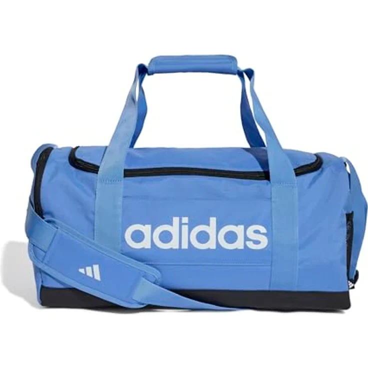 adidas Performance LINEAR DUFFEL S, Sporttasche mit separatem Schuhfach und verstellbarem Schulterriemen, schwarz – Bild 1