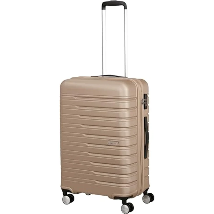 American Tourister Flashline 67 cm Trolley, 4 Rollen, roségold, 100% ABS – Bild 13