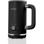 KOENIC KMF 15321 B Milchaufschäumer, Schwarz/Edelstahl, 500 Watt, 0,3 l