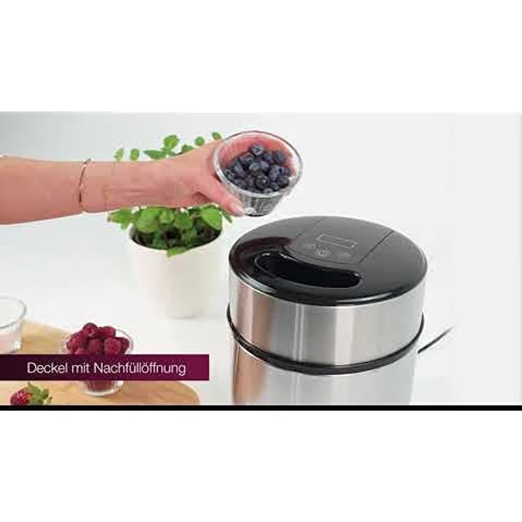 Profi Cook PC-ICM 1140 Eismaschine, Polycarbonate, edelstahl – Bild 2