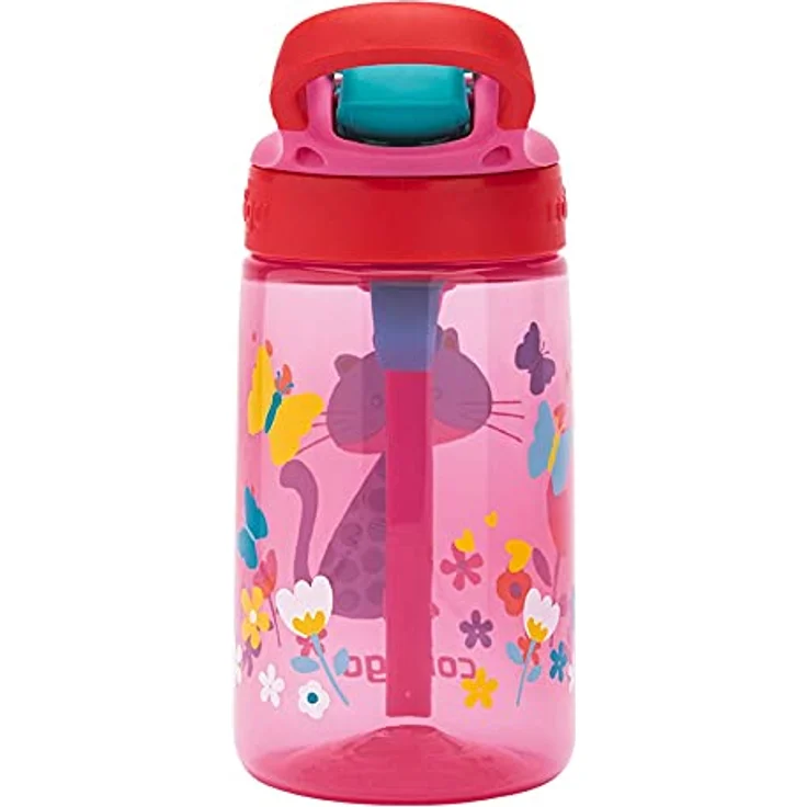 Contigo Gizmo Flip Trinkflasche 420 ml Cherry with Cat – Bild 2