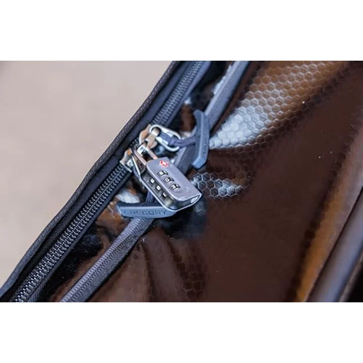 Gregory Alpaca Wheeled Duffel, Koffer für Reisende mit 40 l Volumen, Schwarz, interne Trennwände für optimales Packen – Bild 12