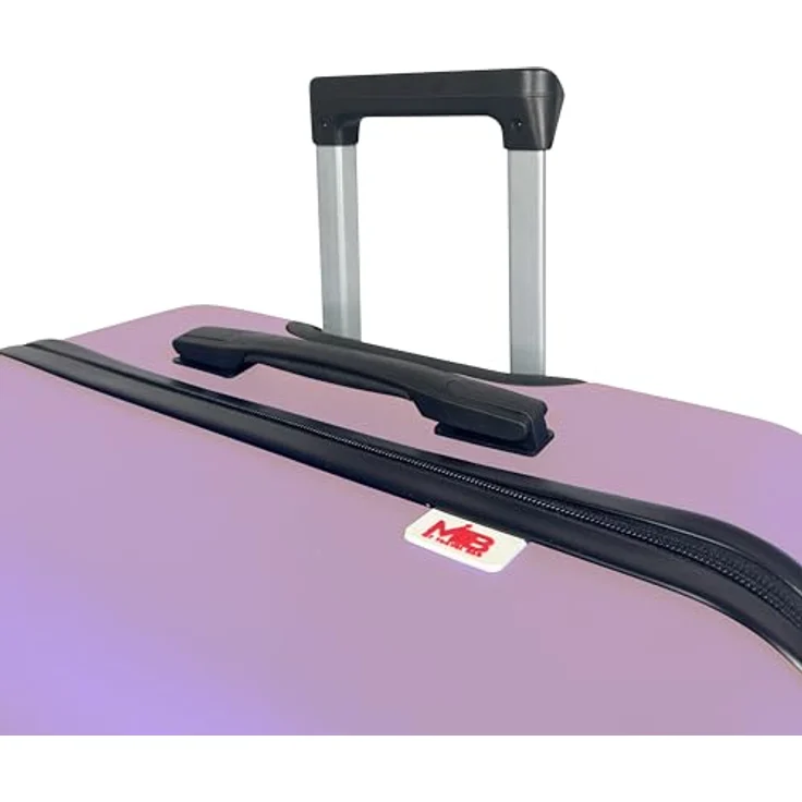 MTB Koffer Reisekoffer ABS Trolley 4 Zwillingsrollen M/L/XL Set, flexibles Hartschalenmaterial, 360° Rollen-System, SILIKONPOLSTERUNG, stapelbare Größen, Schwarz – Bild 5