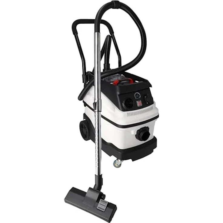 DEDRA DED6603, 1600 W Trommel-Vakuum für Trocken- und Nassreinigung, Beutellos, 30 l mit HEPA-Filter – Bild 3