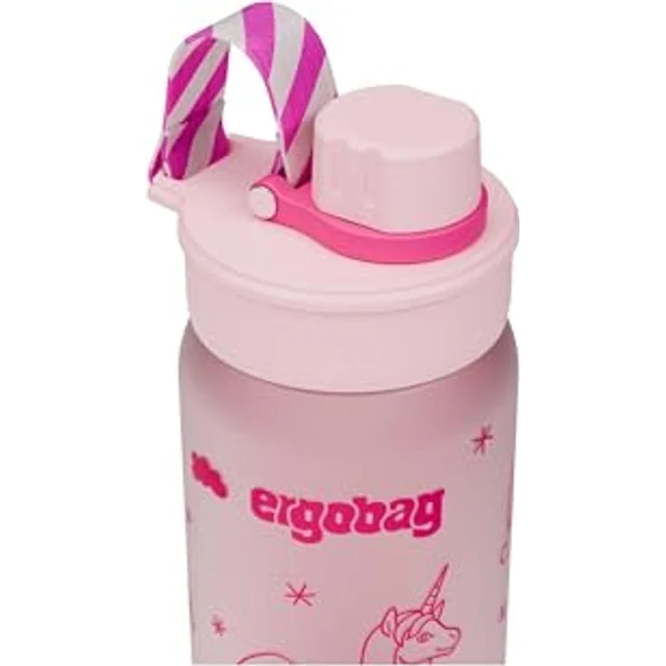 ergobag Trinkflasche, BPA-frei, 0,5 Liter, kinderleicht zu öffnen, geschmacksneutral – Bild 3