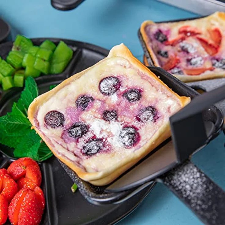 Spring Pizza Raclette 6, Silber, Alugrillplatte, 6 Personen – Bild 5