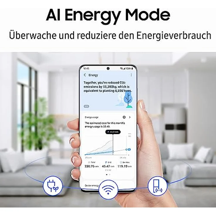 Samsung RF24BB620ES9EF French-Door-Kühlschrank mit Gefrierfach, 177,8 cm, 674 l, SmartThings AI Energy Mode, Autofill Water Pitcher, Dual Ice Maker, Edelstahl Look – Bild 4