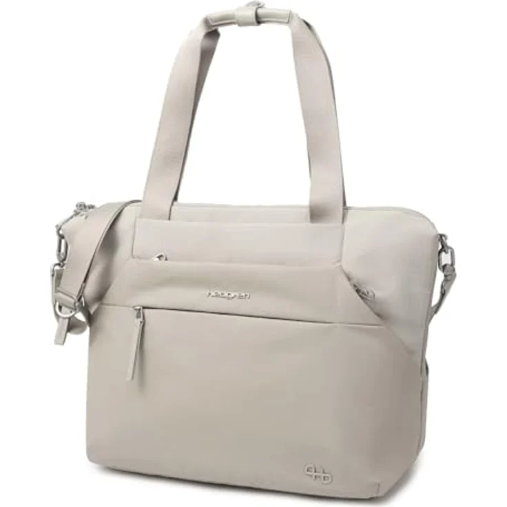 Hedgren Furo Kicho Shopper Tasche mit RFID Schutz und Laptopfach, 46 cm, grau – Bild 3