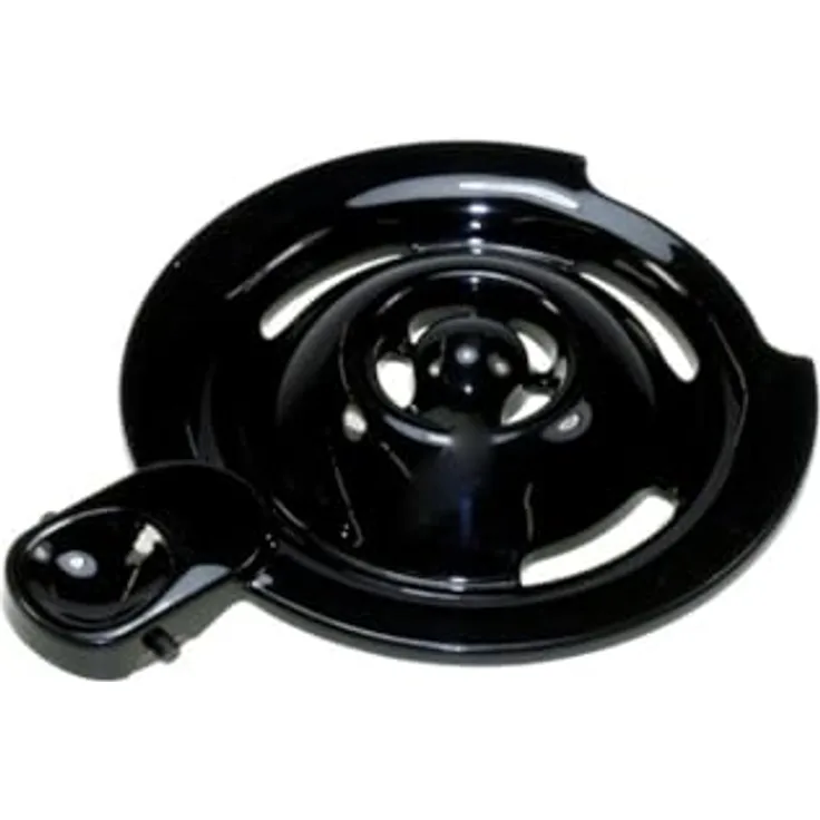 SEB Deckel (Glaskanne) SS-201750, kompatibel mit Tefal CM1808/CM2608/CM3708/CM272, spülmaschinenfest, modernes Design in Schwarz