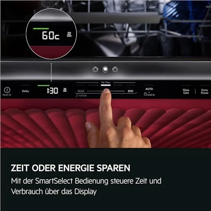 AEG GI620C2SC 6000 Geschirrspüler, vollintegrierbar, 44 dB (A), C, mit SatelliteClean® Sprüharm und AirDry Trockentechnologie – Bild 4