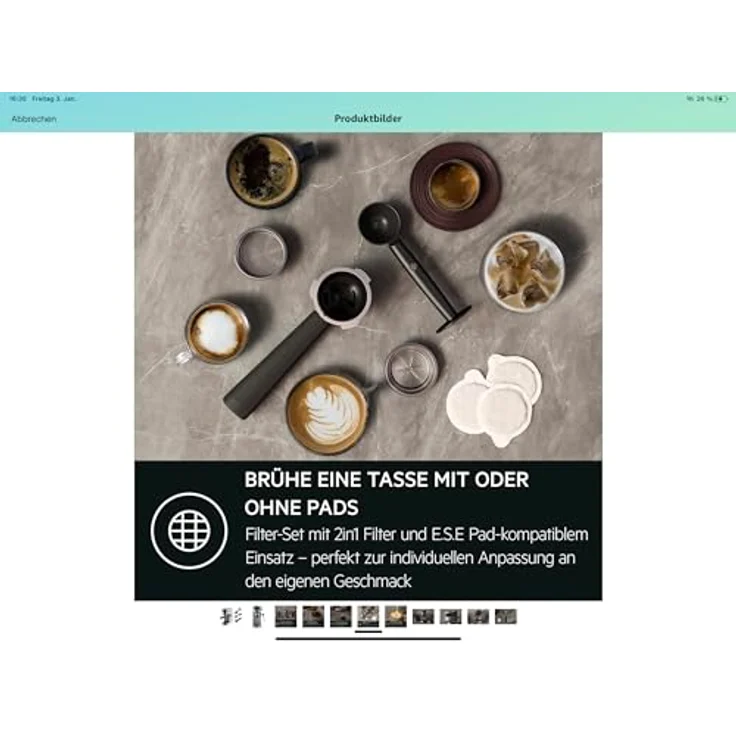 AEG EC6-1-6ST Espressomaschine silber – Bild 4