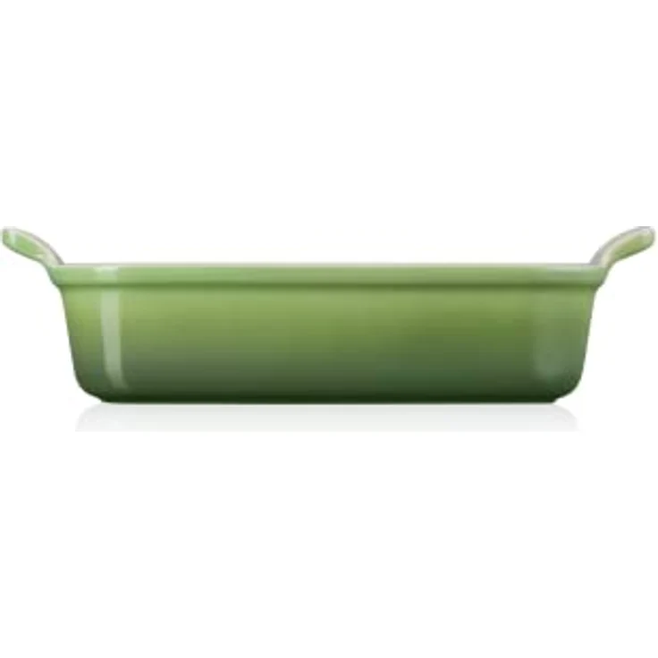 Le Creuset Rechteckige Auflaufform Tradition aus Steinzeug, 26 cm, 2.4 Liter, Bamboo, 71102264080001 – Bild 3