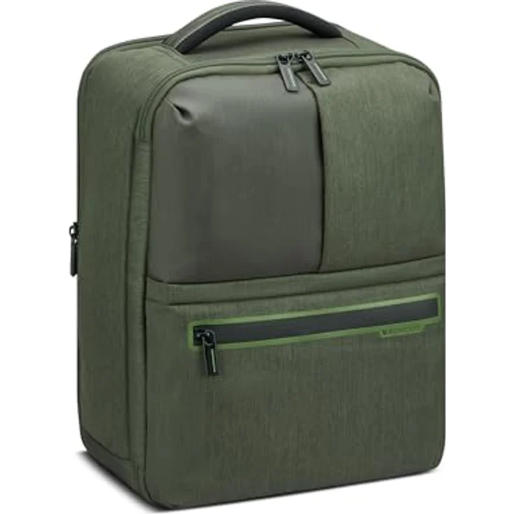 Roncato Trial Reiserucksack, 40 cm, oliv, 100% Polyester, kompakt und leicht – Bild 1