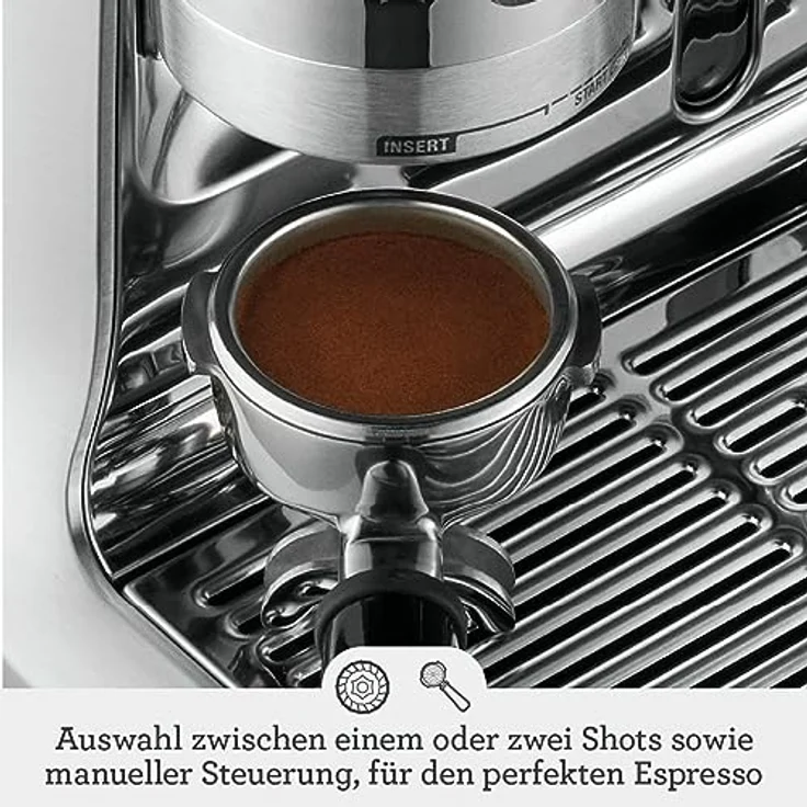 Sage The Oracle SES980 Espresso-Maschine mit integriertem Mahlwerk, Edelstahl, Brushed Steel – Bild 3