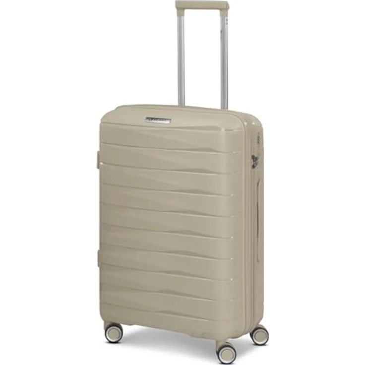 Franky Trolleyset London, 4 Rollen, 3-teilig, Polycarbonat, Schwarz – Bild 2