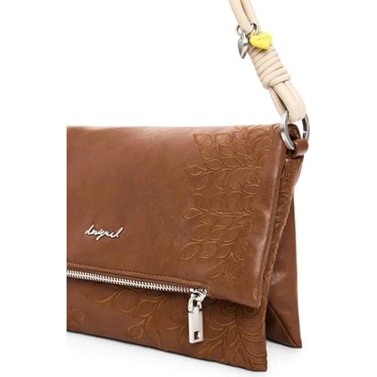 Desigual Sierra Schultertasche 26 cm, braun, 100% Polyurethan, kompakte Größe – Bild 4