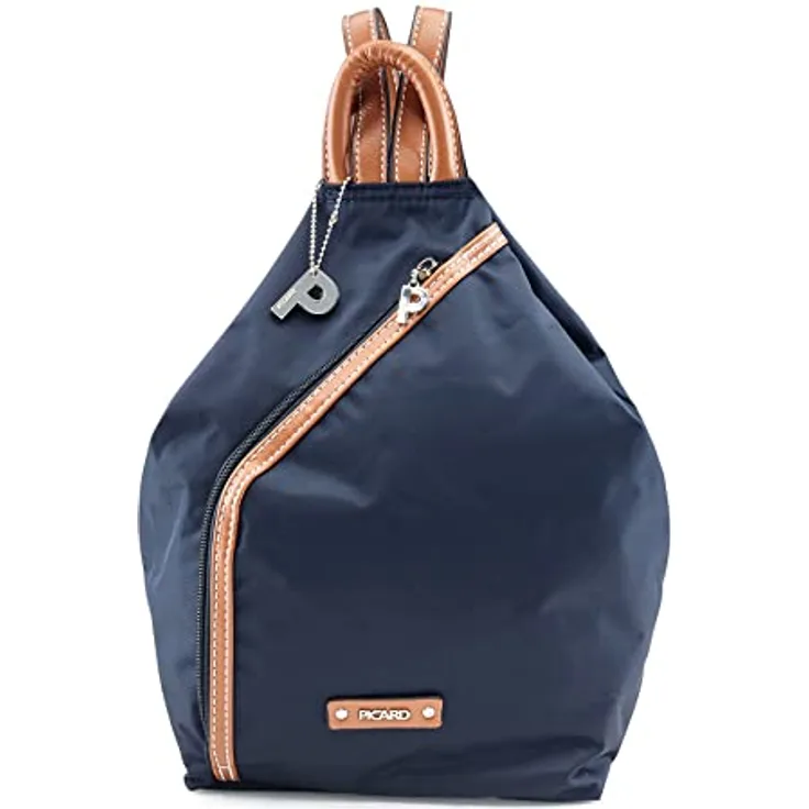 Picard Sonja City Rucksack, 29 cm, 100% Nylon, blau, Maße 25 cm x 8 cm x 29 cm