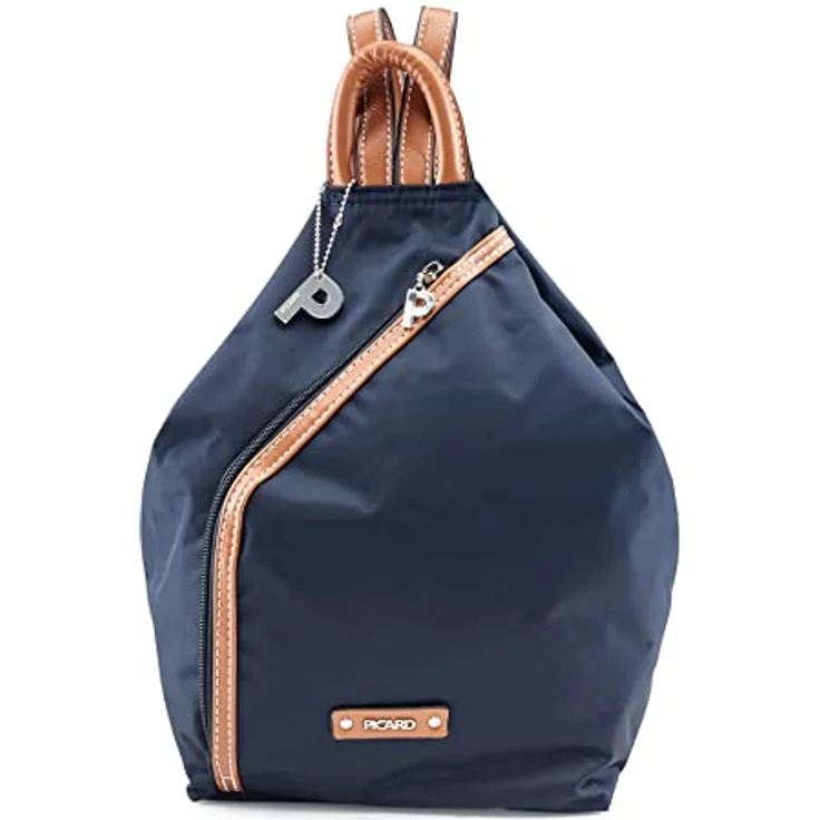 Picard Sonja City Rucksack, 29 cm, 100% Nylon, blau, Maße 25 cm x 8 cm x 29 cm – Bild 1