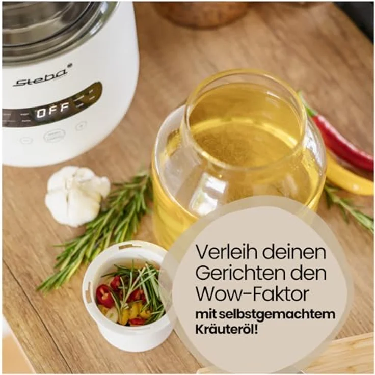 Steba Joghurtbereiter JM4 FERMENT, 2-Portionsbehälter, 2-Liter Glas für Joghurt und Frischkäse – Bild 6