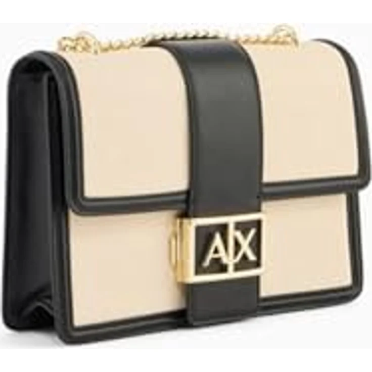 Armani Exchange Wonder Umhängetasche, 25 cm, schwarz, aus 100% Polyester – Bild 2