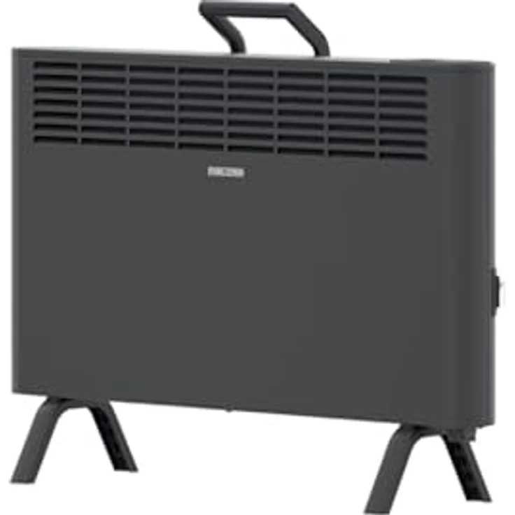 Stiebel Eltron neue Elektroheizung energiesparend Standgerät CNS-B 2000 Plus LCD move 2kW Schwarz TÜV geprüft Wochentimer – Bild 1